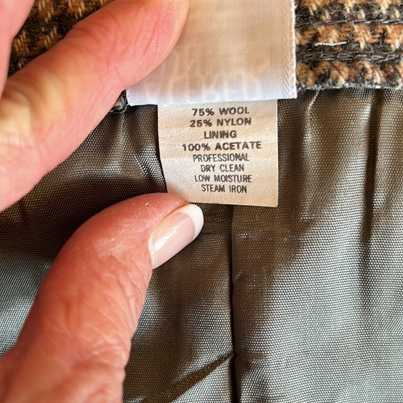 Alfred Dunner vintage wool blend skirt sz12 - Picture 9 of 11